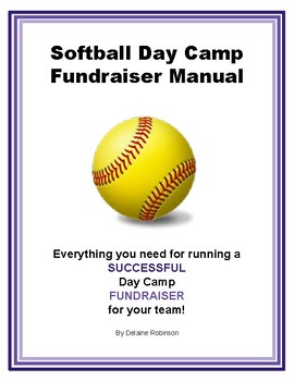 Preview of SOFTBALL Day Camp Fundraiser Manual - PURPLE