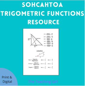 Preview of SOHCAHTOA Trigonometric Functions