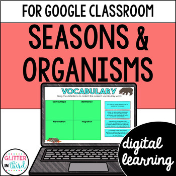 Preview of SOL 2.7 Hibernation Migration Seasonal changes organisms for Google Classroom