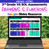 SOL 3.16-3.17 Patterns Functions Assessments - Google Slid