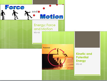 Preview of SOL 4.2: Force, Motion, and Energy PowerPoints Bundle