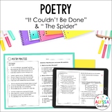 SOL Poetry Practice Worksheets 2 (SOL 5.4 and 5.5) Print and Digital