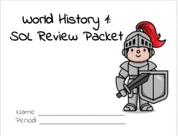 Preview of SOL World History One Review Guide