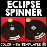 SOLAR AND LUNAR ECLIPSE CRAFTS WHEEL ACTIVITY SPINNER PRIN