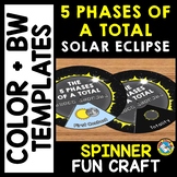 5 PHASES OF A TOTAL SOLAR ECLIPSE 2024 ACTIVITY CRAFT SPIN