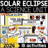 Solar Eclipse 2024 Mini Unit | Eclipse Activities Kinderga