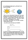 SOLAR ECLIPSES: A STEM KNOWLEDGE INDEPENDENT RESEARCH BOOK