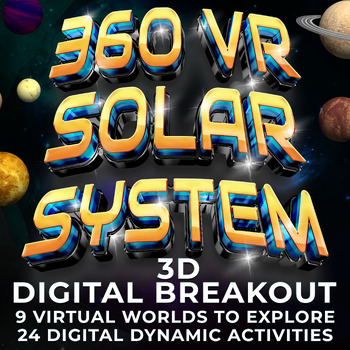 Preview of SOLAR SYSTEM  DIGITAL 360 VR ESCAPE ROOM/BREAKOUT