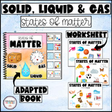 SOLIDS, LIQUIDS & GASES - Properties of MATTER: Solid, Liq