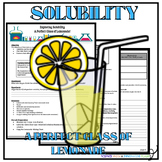 SOLUBILITY: TYPES OF SOLUTIONS