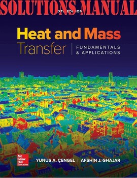Preview of SOLUTIONS MANUAL Heat and Mass Transfer: Fundamentals and Applications 6th Editn