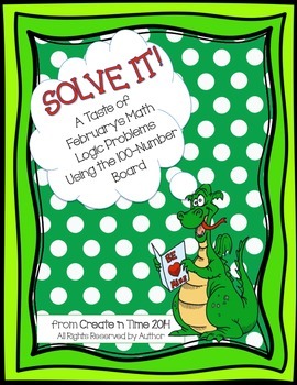 Preview of SOLVE IT! FREE February Math Logic Problems SAMPLER