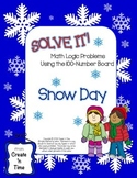 SOLVE IT! Snow Day Math Logic Problems Using the 100-number Board
