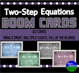 Solve Two Step Equations Boom Cards