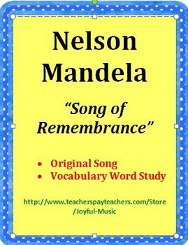 Preview of SONG OF REMEMBRANCE – NELSON MANDELA