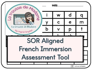 Preview of FREE FRENCH SOR SCREENING| Assessment Screening Tool| French Science of Reading