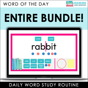 Preview of SOR Word of the Day Daily Word Study Routine BUNDLE