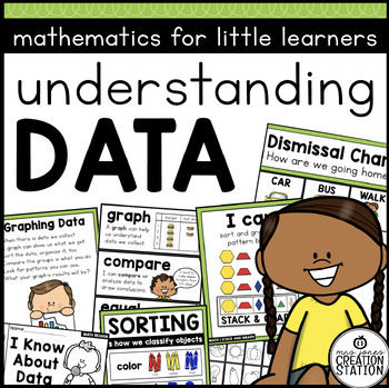 Preview of UNDERSTANDING AND COLLECTING DATA MATH ACTIVITIES, KINDERGARTEN AND FIRST GRADE