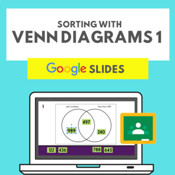 Preview of SORTING WITH VENN DIAGRAMS 1 - GOOGLE SLIDES