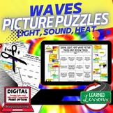 SOUND, LIGHT, HEAT WAVES Activity Picture Puzzle Physical 