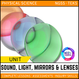 Sound, Light, Mirrors & Lenses Unit 5E Model