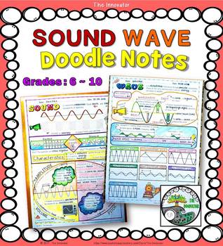 Preview of SOUND WAVE - Doodle Notes