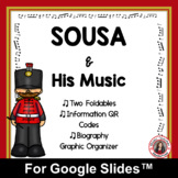 Music Composer Worksheets - SOUSA for use with Google Classroom™
