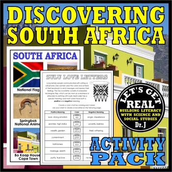 Preview of SOUTH AFRICA: Discovering South Africa Activity Pack