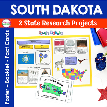 Preview of SOUTH DAKOTA US State History & Symbols - A US 50 States Research Project