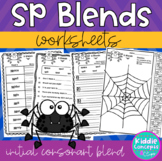 SP Blends Worksheets - Initial Consonant Blends