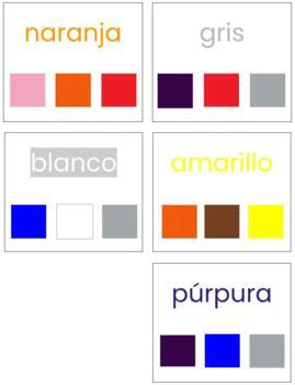 Preview of SP003 (GOOGLE): COLORS - clip cards (2pgs)