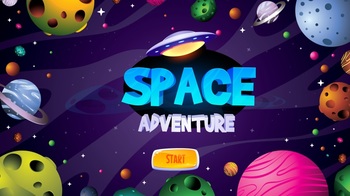 Preview of SPACE ADVENTURE GAME / POWERPOINT