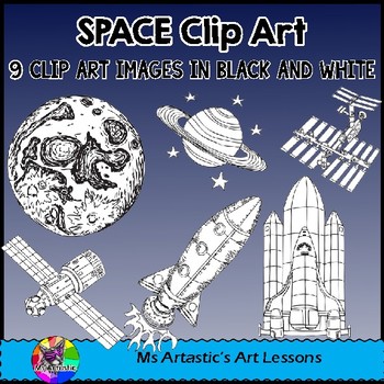 Preview of SPACE Clip Art
