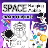 SPACE Craft, Hanging mobile, DIY for kids, fun activity