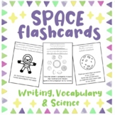 SPACE Flashcards - Science, Writing and Reading.