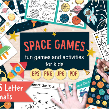 Preview of SPACE GAMES | fun games and activities for kids