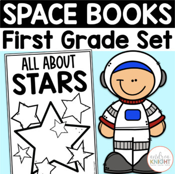 Preview of SPACE Interactive Book Bundle About Our Solar System - 14 Books for First Grade