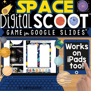 Preview of SPACE / MAY 4th GOOGLE SLIDES DIGITAL SCOOT