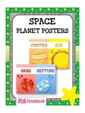 SPACE PLANETS Cards Posters