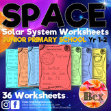 SPACE - Solar Sytem Worksheets - Junior