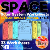 SPACE - Solar Sytem Worksheets - Senior