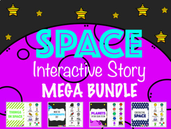 Preview of SPACE-THEME INTERACTIVE STORY MEGA BUNDLE + BOOM CARDS!