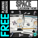 Outer Space Classroom Theme Decor Planner