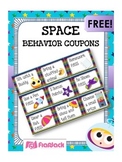 SPACE Themed Positive Behavior Reward Coupons FREEBIE