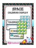 SPACE Themed Calendar Display Set