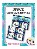SPACE Themed Word Wall Alphabet