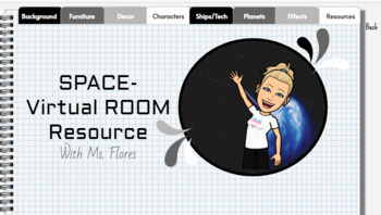 Preview of SPACE Virtual Room- EVERYTHING YOU NEED-Resource