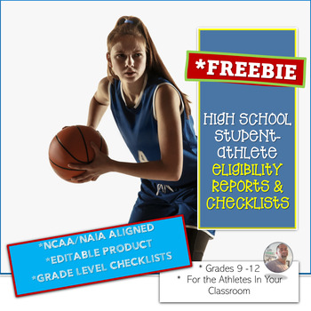 Preview of HIGH SCHOOL STUDENT-ATHLETE ELIGIBILITY REPORTS AND CHECKLISTS [FREEBIE]