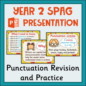 Preview of SPAG REVISION Year 2 Punctuation Revision and Practice UK Teaching Resources
