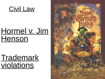 Preview of SPAM v Henson Civil Lawsuit PowerPoint - copyright law